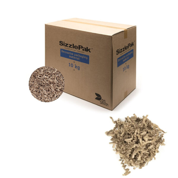 Sizzle inpakmateriaal (kleur naturel) - Doos - 10kg*